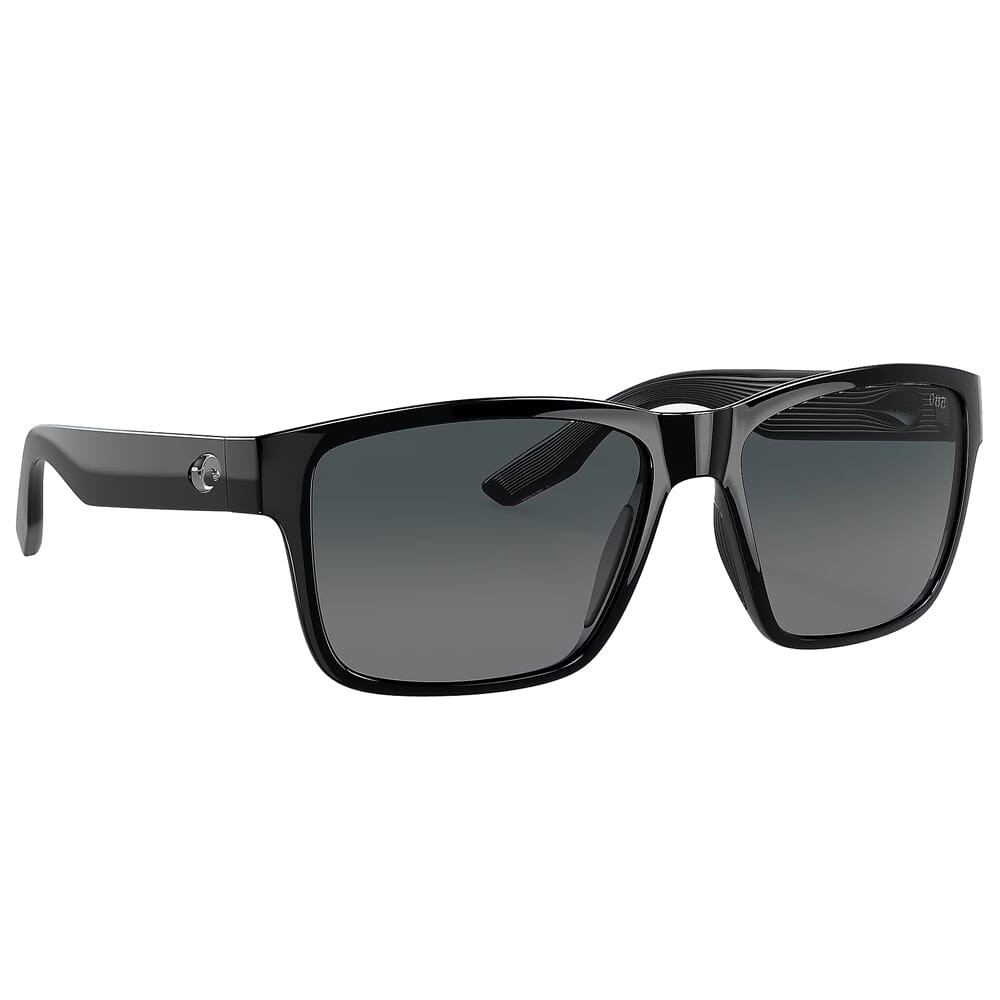 Costa Del Mar Costa Paunch Black Frame Sunglasses w/Gray Gradient 580G Lenses 06S9049-90490857 - Costa Del Mar