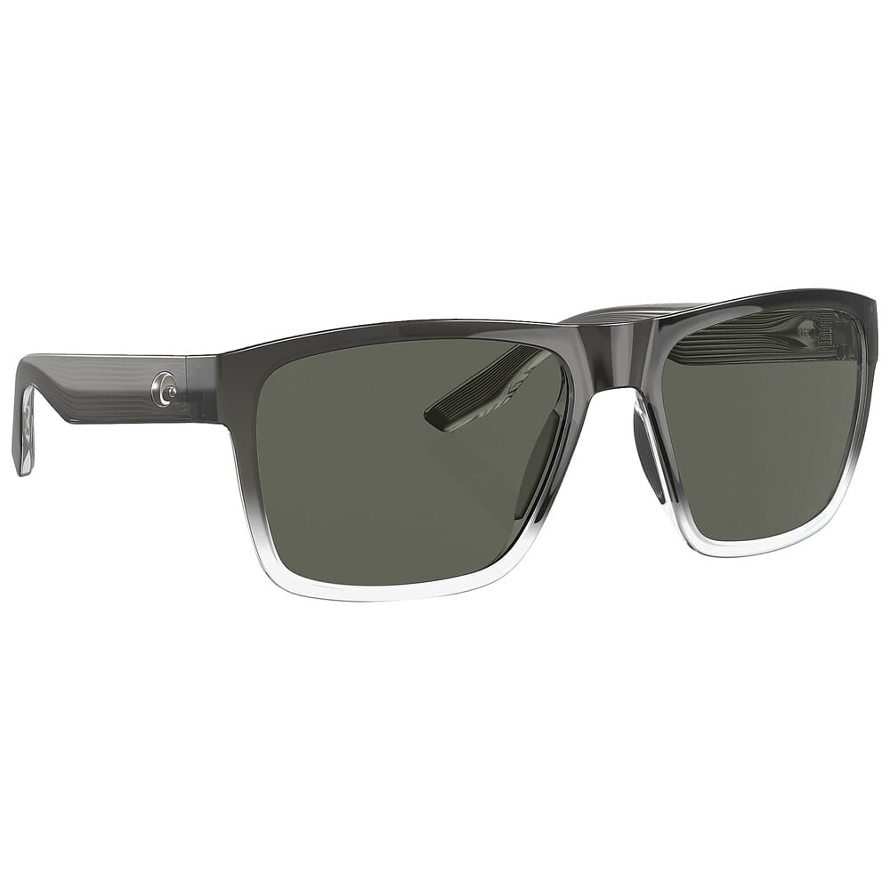 Costa Del Mar Costa Paunch XL Fog Gray Frame Sunglasses w/Gray 580G Lenses 06S9050-90500559 - Costa Del Mar