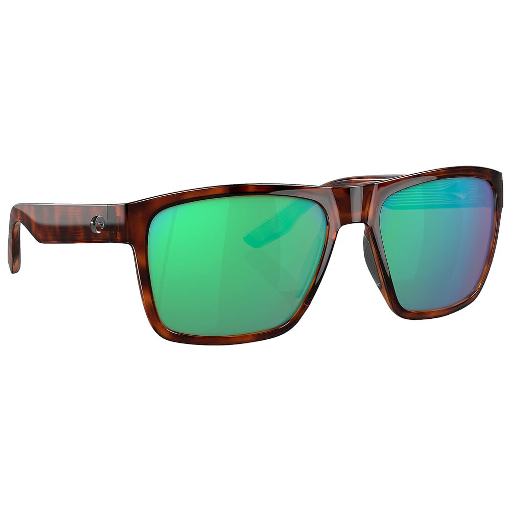 Costa Del Mar Costa Paunch XL Tortoise Frame Sunglasses w/Green Mirror 580G Lenses 06S9050-90500659 - Costa Del Mar