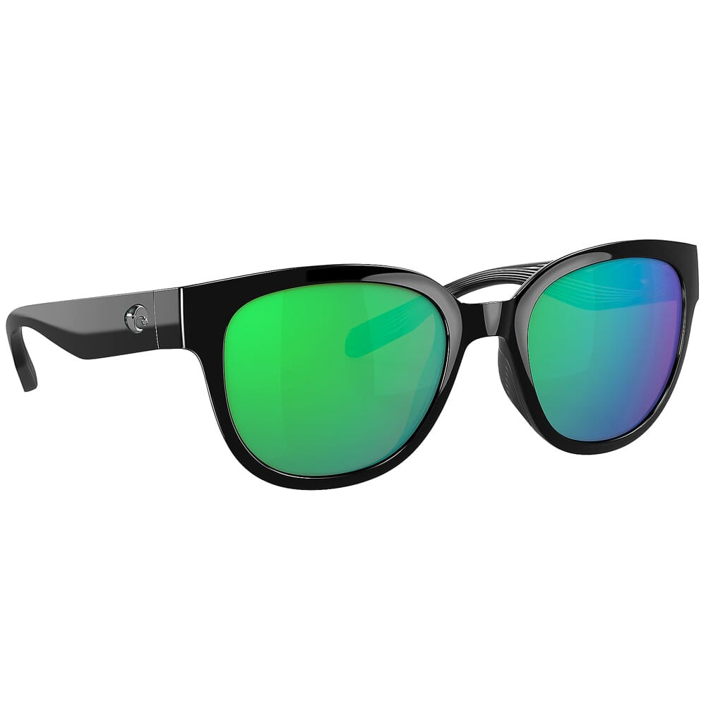 Costa Del Mar Costa Salina Black Sunglasses w/Green Mirror 580P Lenses 06S9051-90510253 - Costa Del Mar