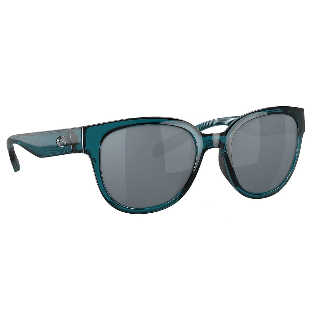 Costa Del Mar Costa Salina Teal Sunglasses w/Gray Silver Mirror 580G Lenses 06S9051-90510653 - Costa Del Mar