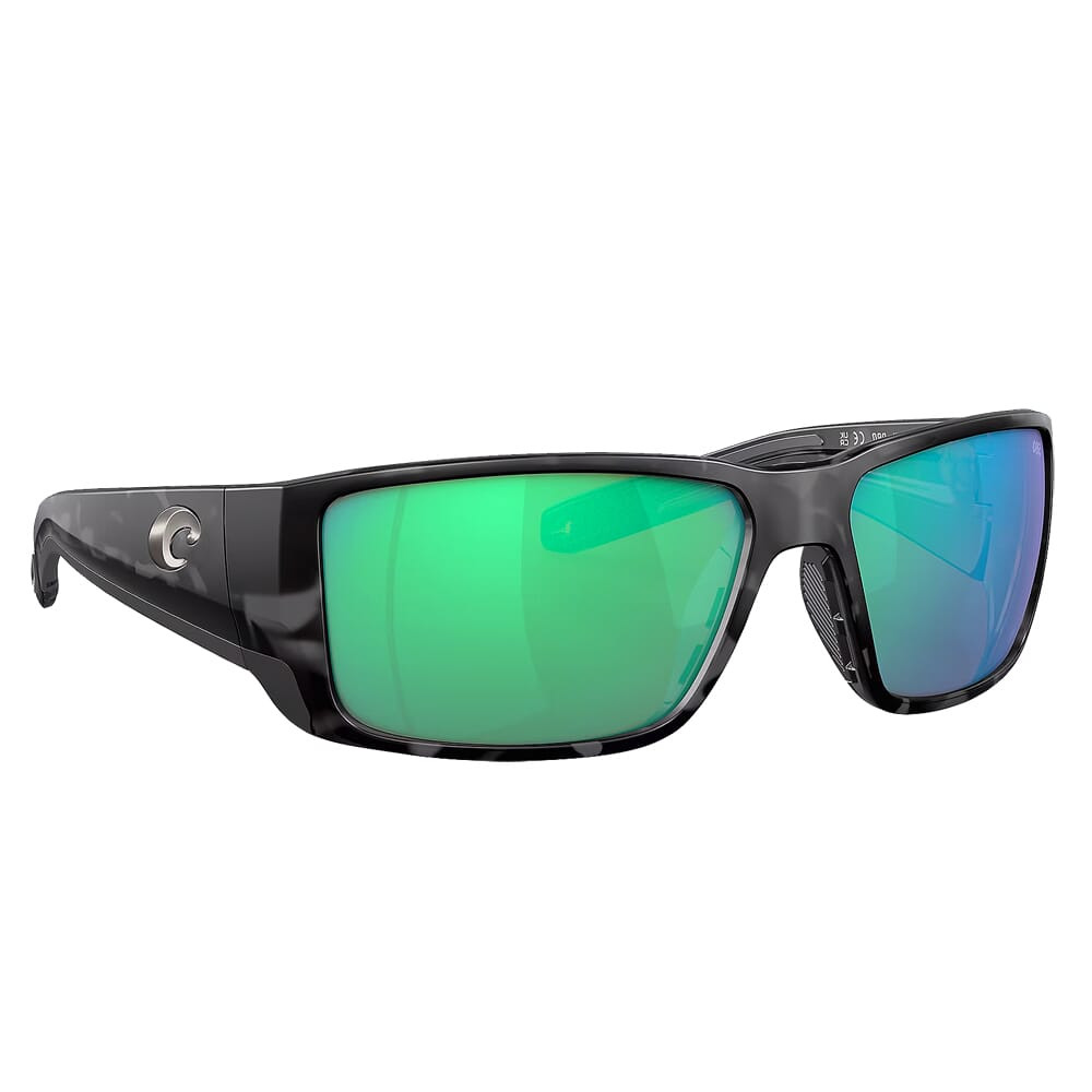 Costa Del Mar Costa BlackFin Pro Tiger Shark Frame Sunglasses w/Green Mirror 580G Lenses 06S9078-90781360 - Costa Del Mar