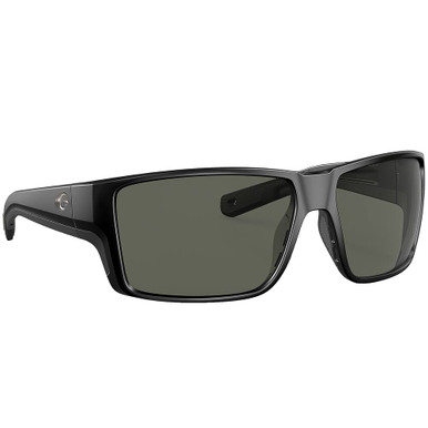 Costa Del Mar Costa Reefton Pro Matte Black Sunglasses w/Gray 580G Lenses 06S9080-90800563 - Costa Del Mar
