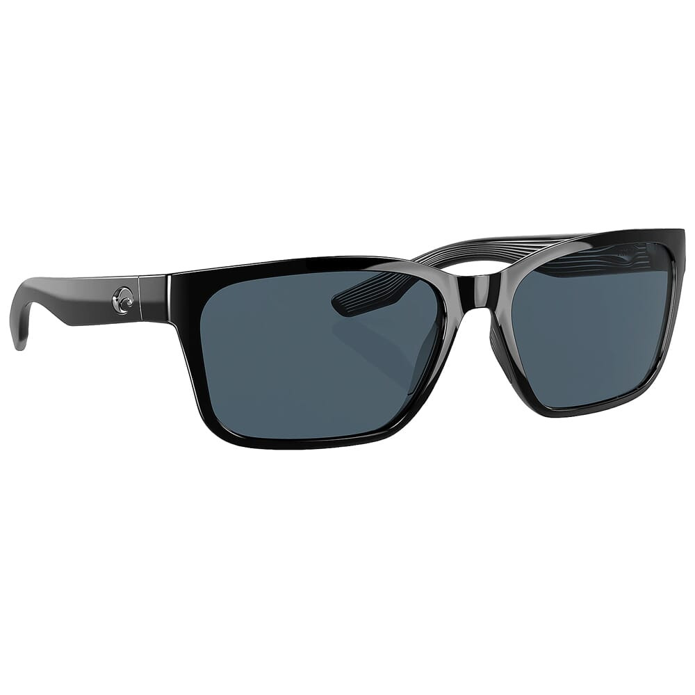 Costa Del Mar Costa Palmas Black Frame Sunglasses w/Gray 580P Lenses 06S9081-90810357 - Costa Del Mar