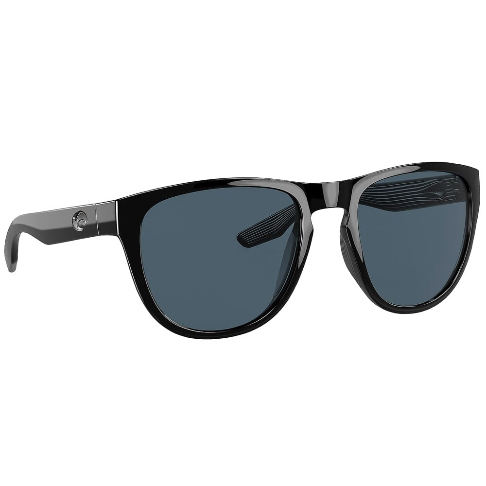 Costa Del Mar Costa Irie Black Frame Sunglasses w/Gray 580P Lenses 06S9082-90820355 - Costa Del Mar