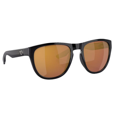 Costa Del Mar Costa Irie Black Frame Sunglasses w/Gold Mirror 580G Lenses 06S9082-90821055 - Costa Del Mar