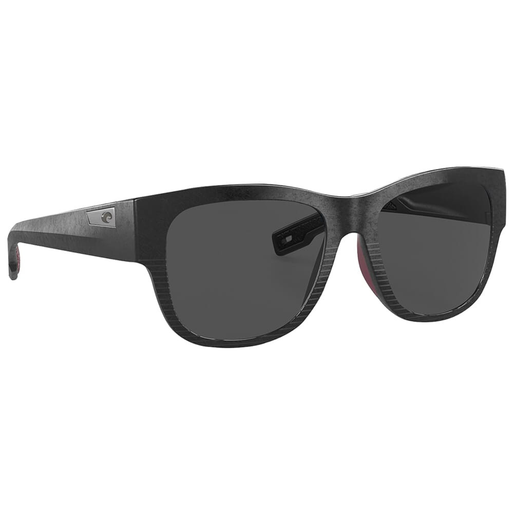 Costa Del Mar Costa OmniFit Caleta Net Black Frame Sunglasses w/Grey 580G Lenses 06S9084A-90840155 - Costa Del Mar