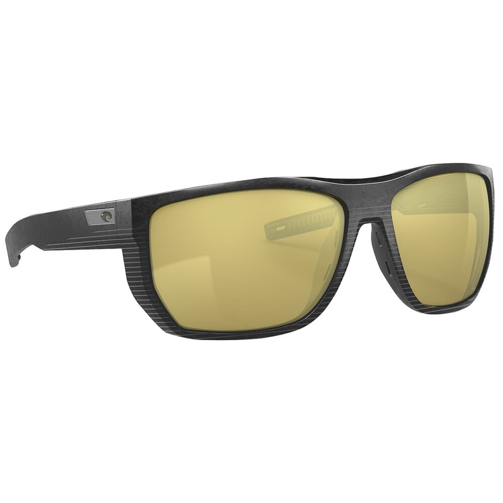 Costa Del Mar Costa Santiago Net Black Frame Sunglasses w/Sunrise Silver Mirror 580G Lenses 06S9085-90850363 - Costa Del Mar