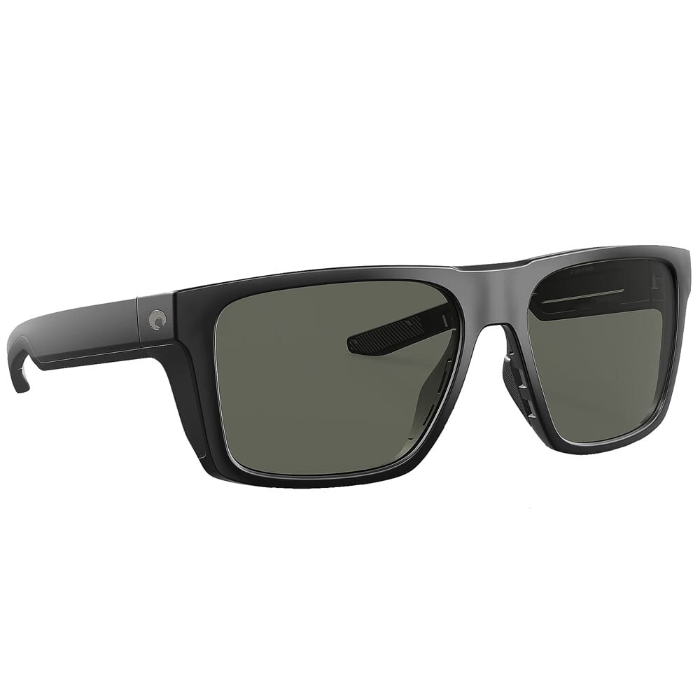Costa Del Mar Costa Lido Matte Black Sunglasses w/Gray 580G Lenses 06S9104-91040457 - Costa Del Mar