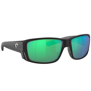 Costa Del Mar Costa Tuna Alley Pro Matte Black Sunglasses w/Green Mirror 580G Lenses 06S9105-91050260 - Costa Del Mar