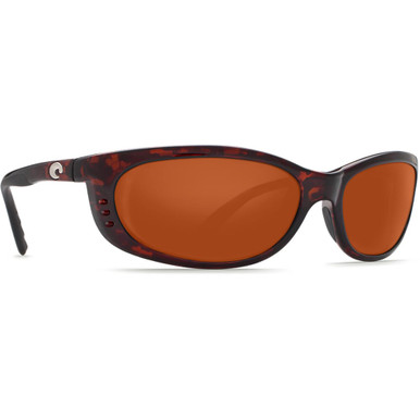 Costa Del Mar Costa Fathom Tortoise Global Fit Frame Sunglasses w/ Copper 580P Lenses FA-10GF-OCP - Costa Del Mar