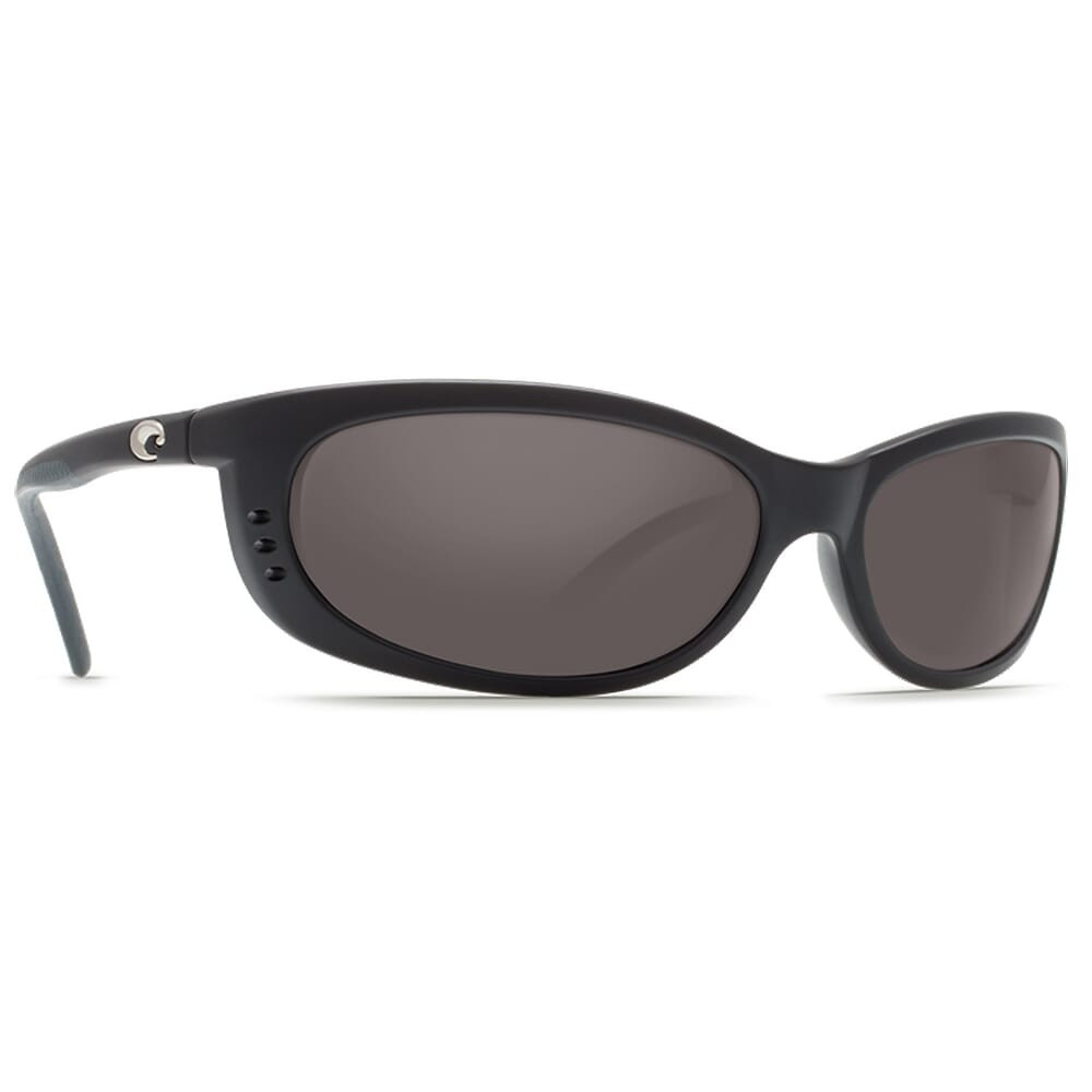 Costa Del Mar Costa Fathom Matte Black Global Fit Frame Sunglasses w/ Gray 580G Lenses FA-11GF-OGGLP