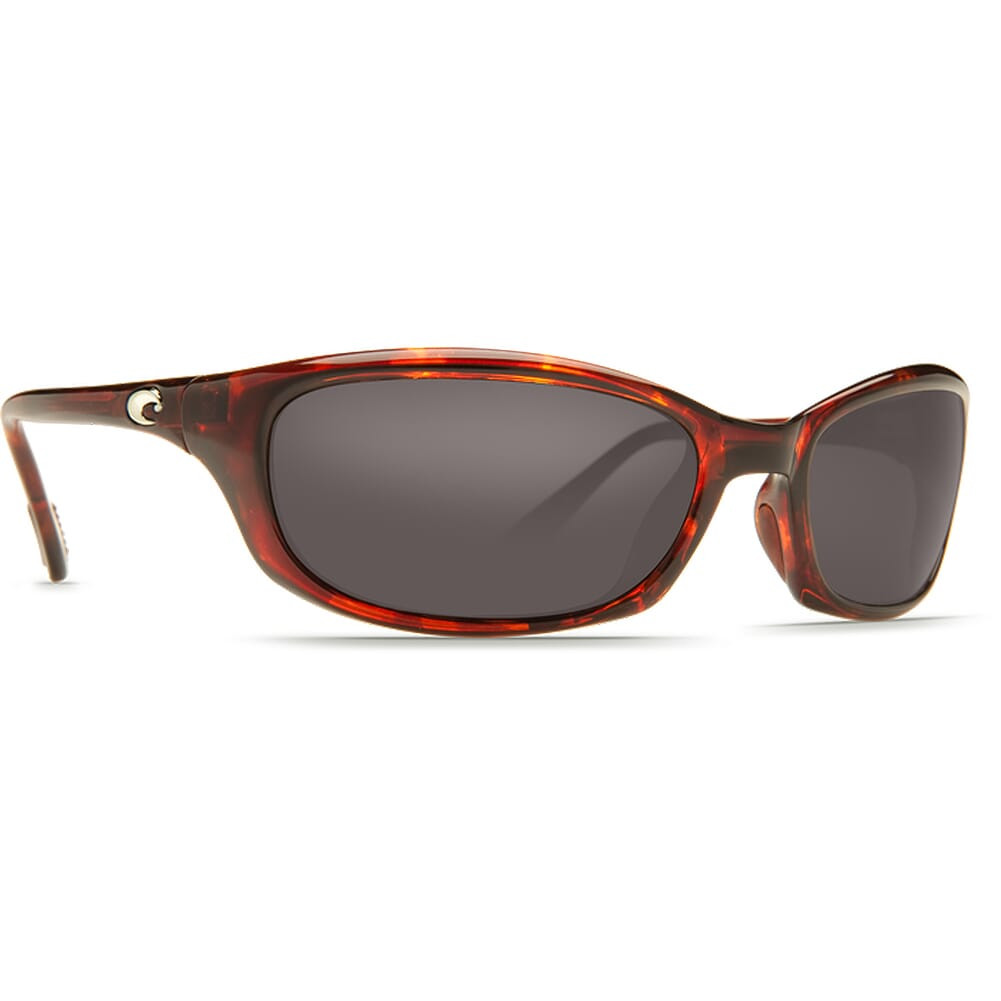 Costa Del Mar Costa Harpoon Tortoise Frame Sunglasses w/ Gray 580P Lenses HR-10-OGP - Costa Del Mar