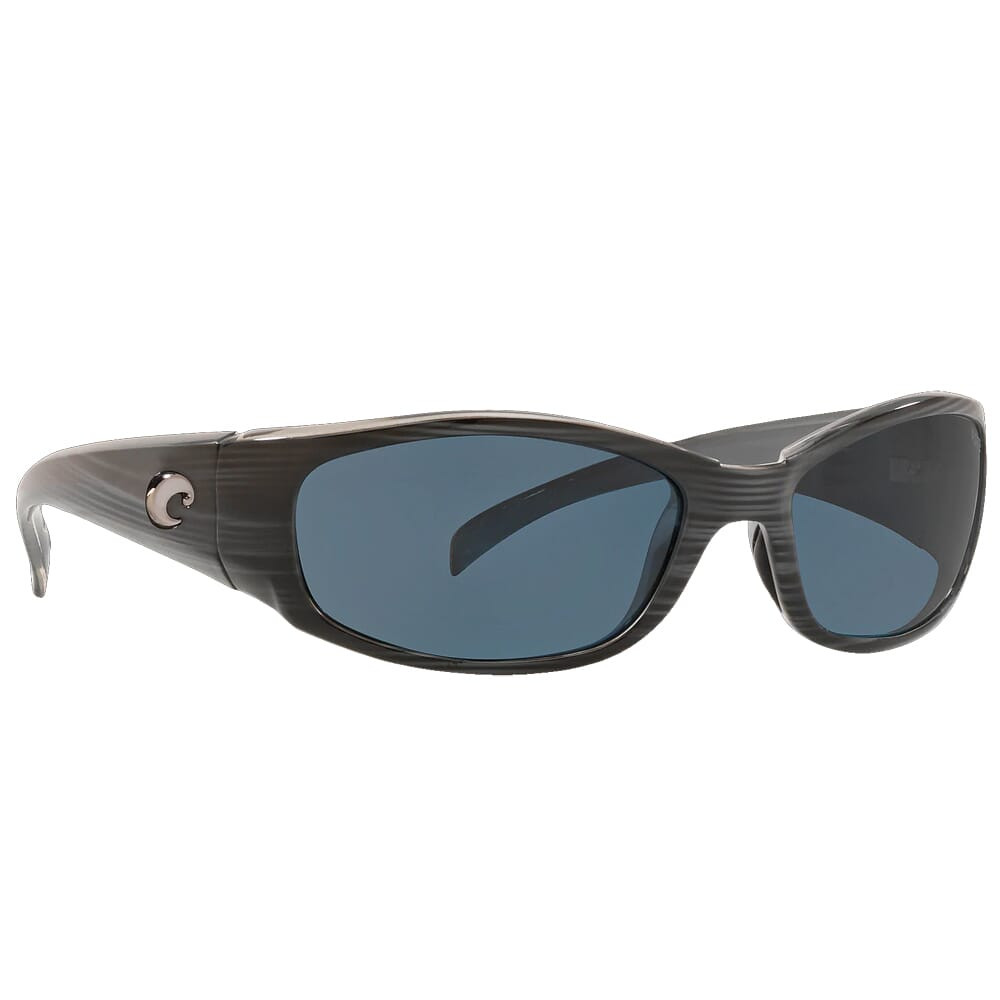 Costa Del Mar Costa Hammerhead Silver Teak Frame Sunglasses w/ Gray 580P Lenses HH-28-OGP - Costa Del Mar