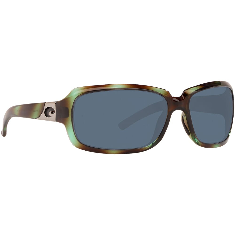Costa Del Mar Costa Isabela Shiny Seagrass Frame Sunglasses w/ Gray 580P Lenses IB-128-OGP - Costa Del Mar