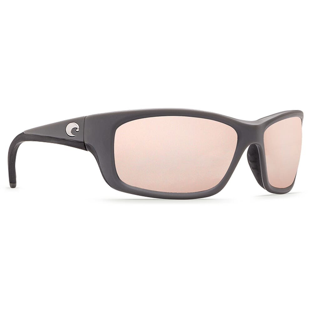 Costa Del Mar Costa Jose Matte Gray Frame Sunglasses w/ Copper Silver Mirror 580G Lenses JO-98-OSCGLP - Costa Del Mar