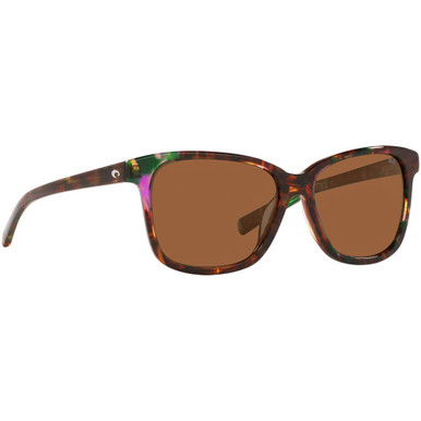 Costa Del Mar Costa May Shiny Abalone Frame Sunglasses w/ Copper 580G Lenses MAY-208-OCGLP - Costa Del Mar