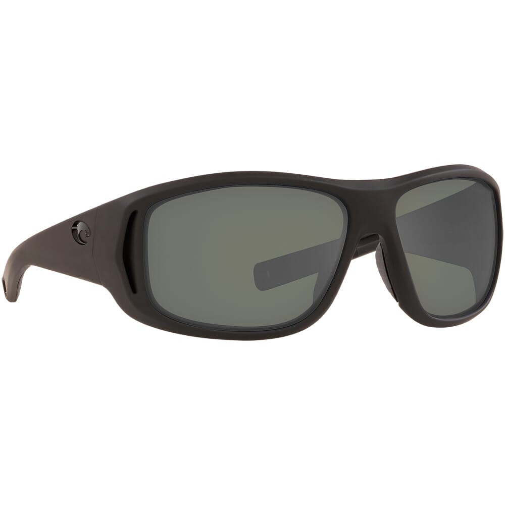 Costa Del Mar Costa Montauk Matte Black Ultra Frame Sunglasses w/ Gray 580G Lenses MTK-187-OGGLP - Costa Del Mar
