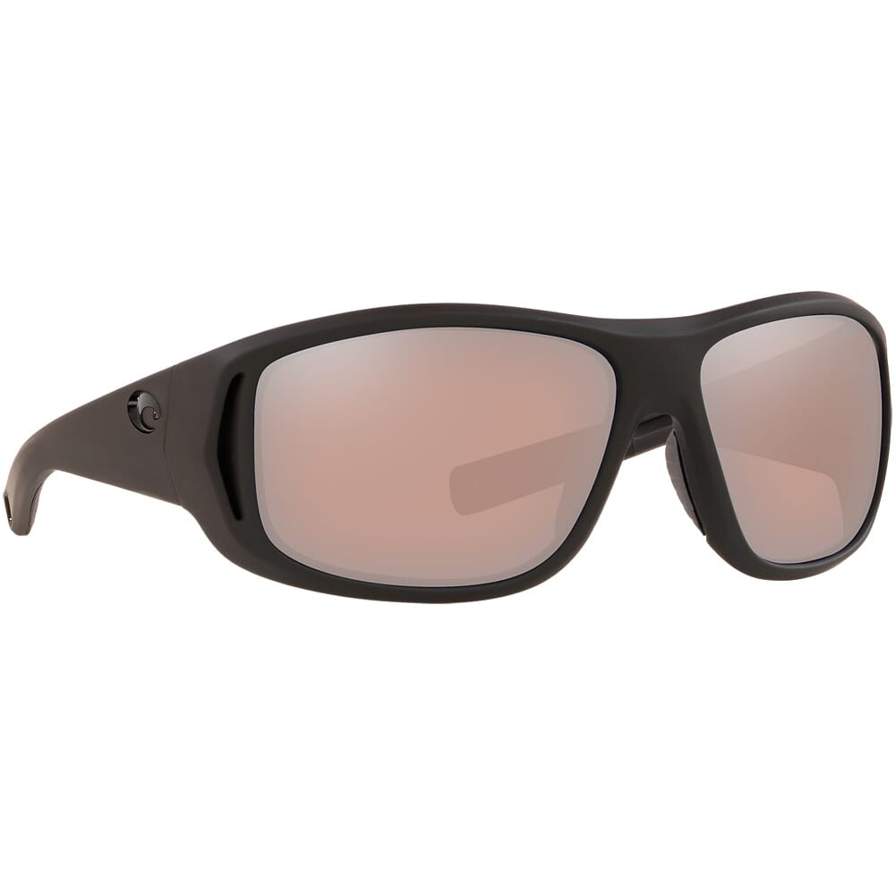 Costa Del Mar Costa Montauk Matte Black Ultra Frame Sunglasses w/ Copper Silver Mirror 580G Lenses MTK-187-OSCGLP - Costa Del Mar