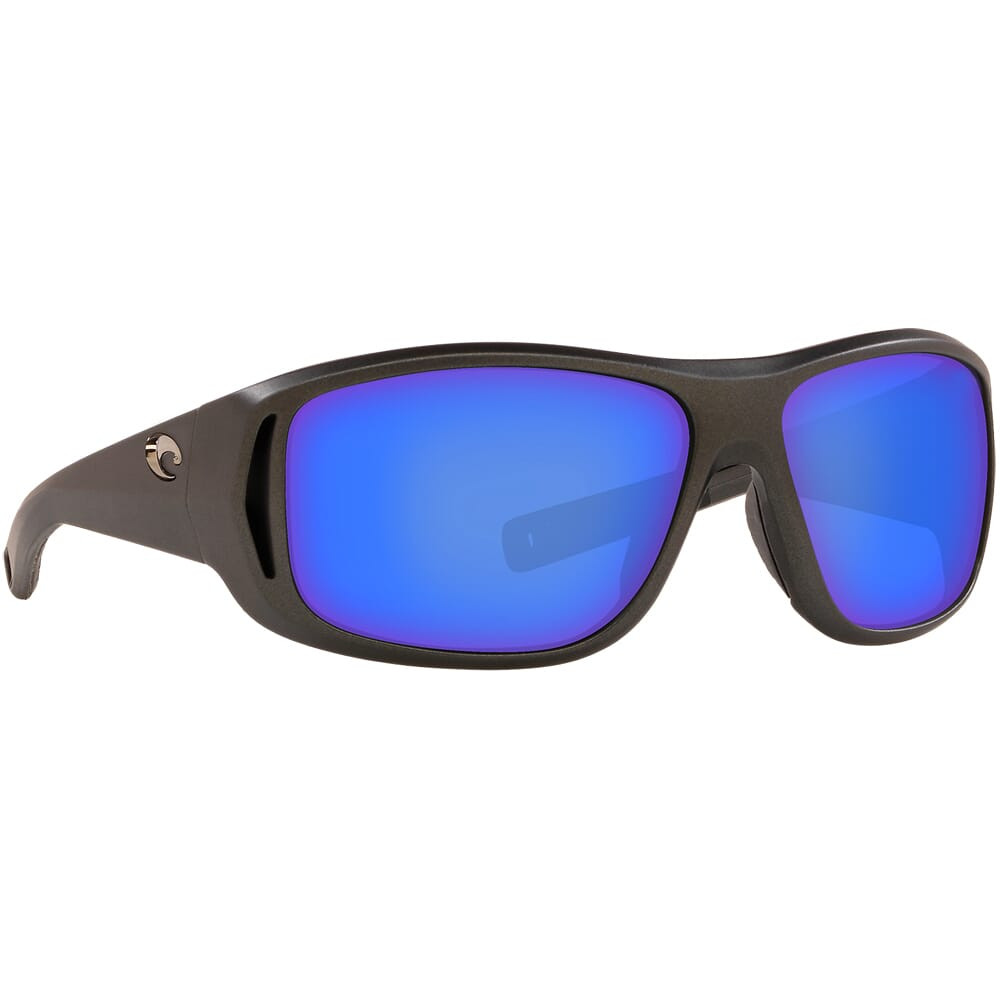 Costa Del Mar Costa Montauk Steel Gray Metallic Frame Sunglasses w/ Blue Mirror 580P Lenses MTK-188-OBMP - Costa Del Mar