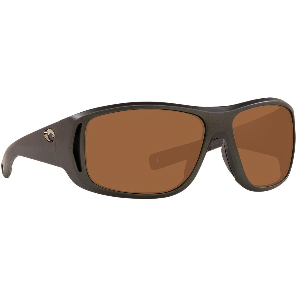 Costa Del Mar Costa Montauk Steel Gray Metallic Frame Sunglasses w/ Copper 580G Lenses MTK-188-OCGLP - Costa Del Mar