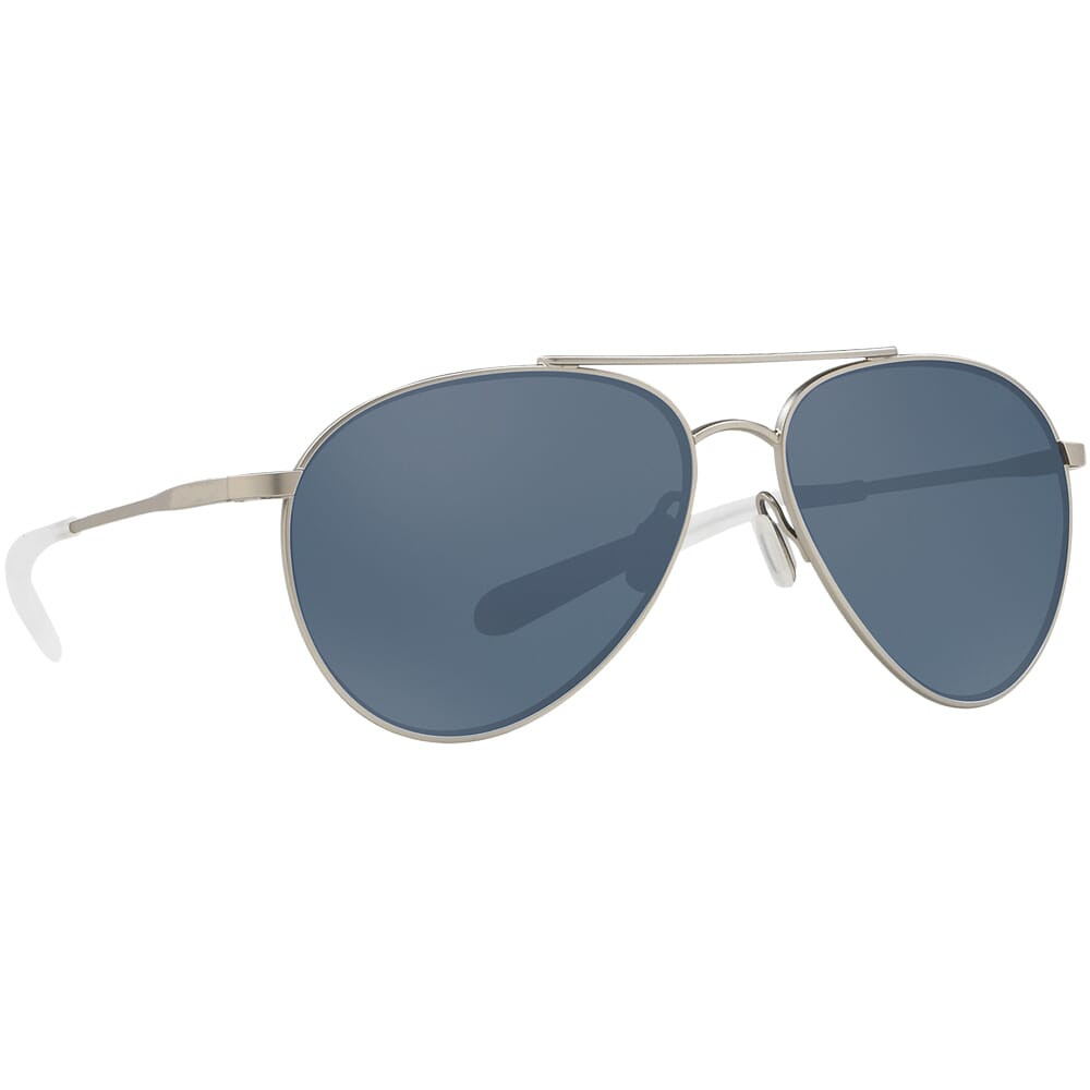 Costa Del Mar Costa Piper Velvet Silver Frame Sunglasses w/ Gray 580P Lenses PIP-183-OGP - Costa Del Mar