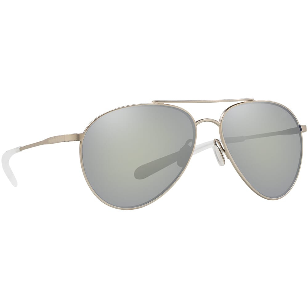 Costa Del Mar Costa Piper Velvet Silver Frame Sunglasses w/ Gray Silver Mirror 580G Lenses PIP-183-OSGGLP - Costa Del Mar