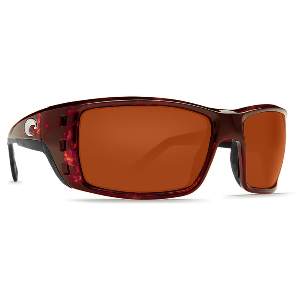 Costa Del Mar Costa Permit Tortoise Frame Sunglasses w/ Copper 580G Lenses PT-10-OCGLP - Costa Del Mar