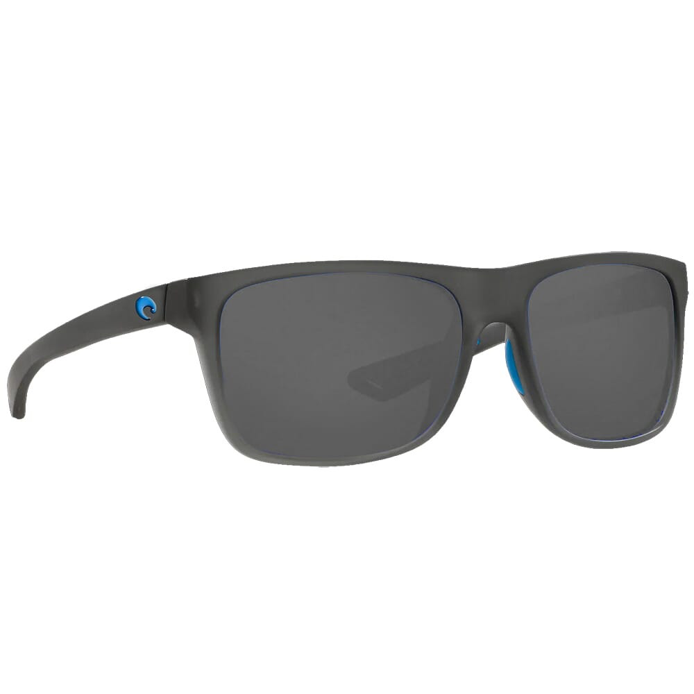 Costa Del Mar Costa Remora Matte Smoke Crystal w/Blue Logo Frame Sunglasses w/ Gray 580P Lenses REM-178-OGP - Costa Del Mar