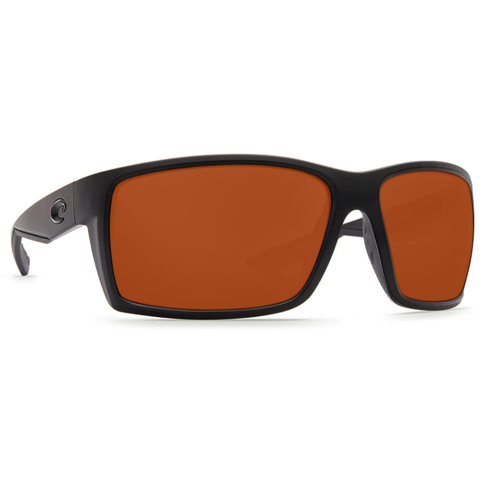 Costa Del Mar Costa Reefton Blackout Frame Sunglasses w/ Copper 580G Lenses RFT-01-OCGLP - Costa Del Mar