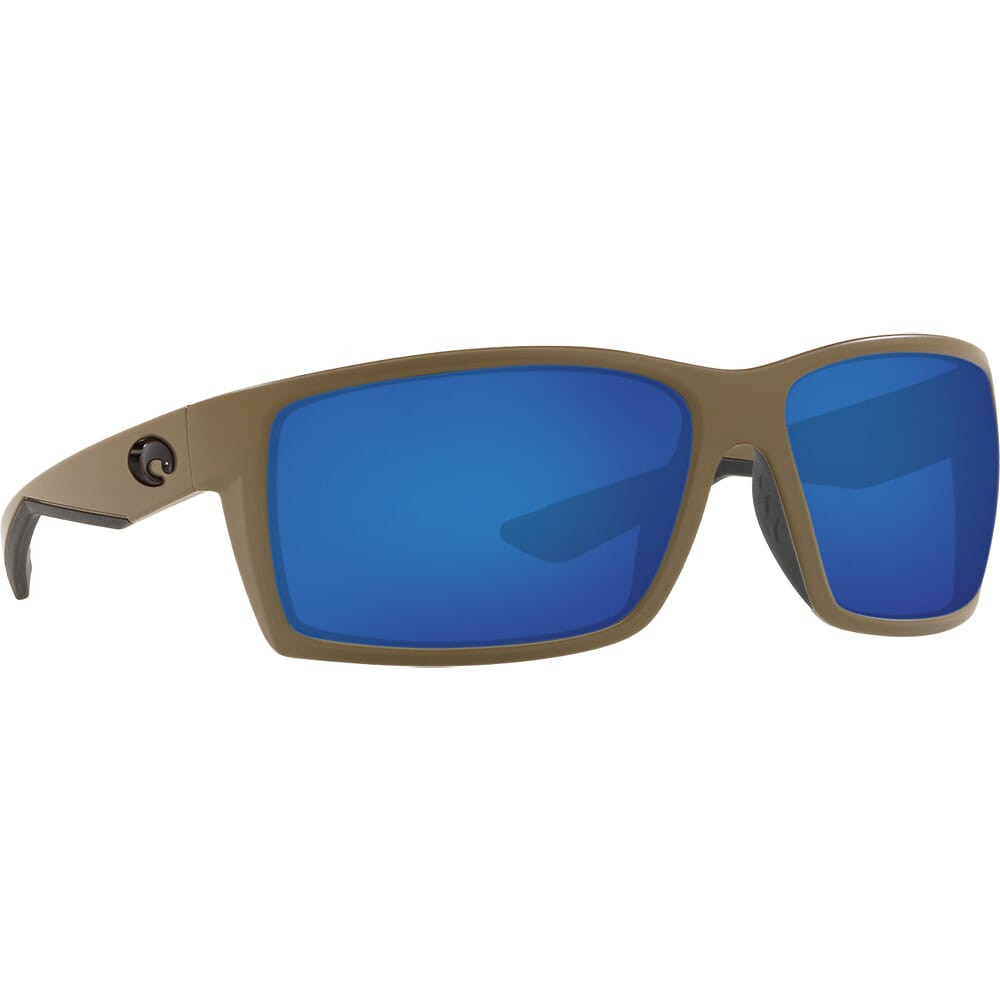 Costa Del Mar Costa Reefton Moss Frame Sunglasses w/ Blue Mirror 580G Lenses RFT-198-OBMGLP - Costa Del Mar