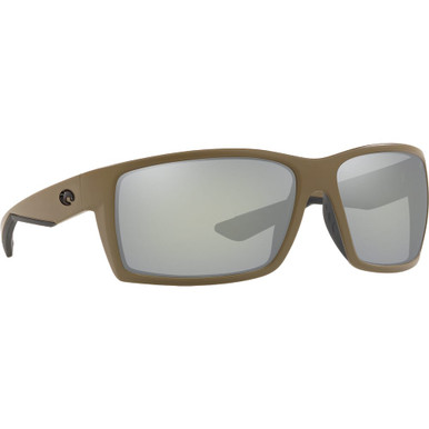 Costa Del Mar Costa Reefton Moss Frame Sunglasses w/ Gray Silver Mirror 580G Lenses RFT-198-OSGGLP - Costa Del Mar