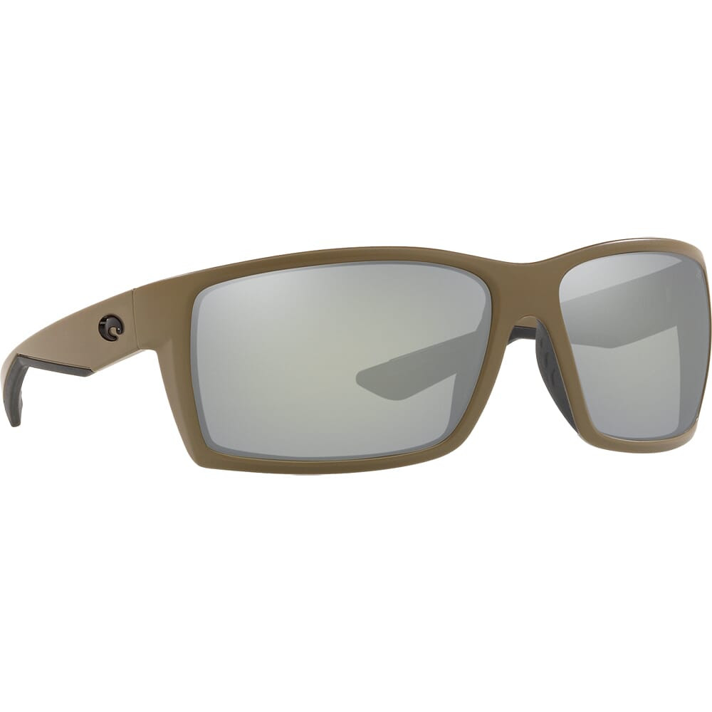 Costa Del Mar Costa Reefton Moss Frame Sunglasses w/ Gray Silver Mirror 580G Lenses RFT-198-OSGGLP - Costa Del Mar