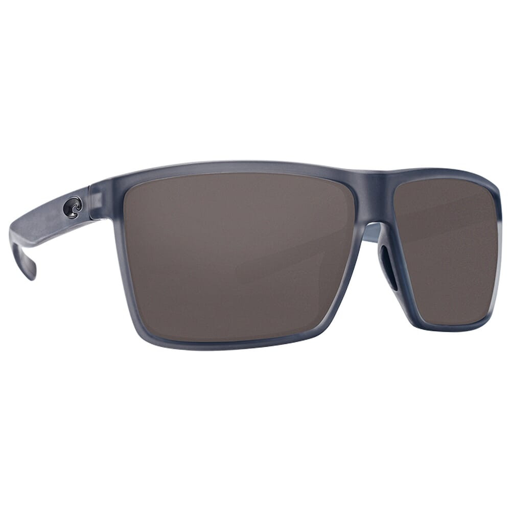 Costa Del Mar Costa Rincon Matte Smoke Crystal Frame Sunglasses w/ Gray 580G Lenses RIN-156-OGGLP - Costa Del Mar