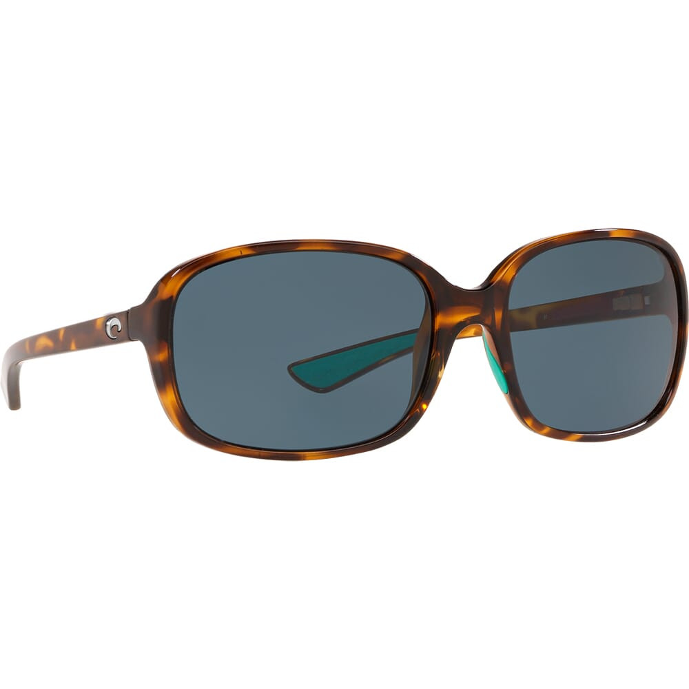 Costa Del Mar Costa Riverton Sand Tortoise Frame Sunglasses w/ Gray 580P Lenses RVT-202-OGP - Costa Del Mar