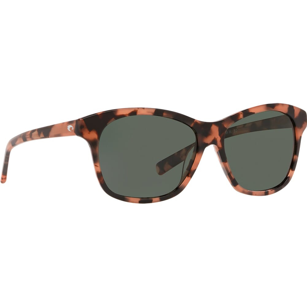Costa Del Mar Costa Sarasota Shiny Dusk Frame Sunglasses w/ Gray 580G Lenses SAR-212-OGGLP - Costa Del Mar