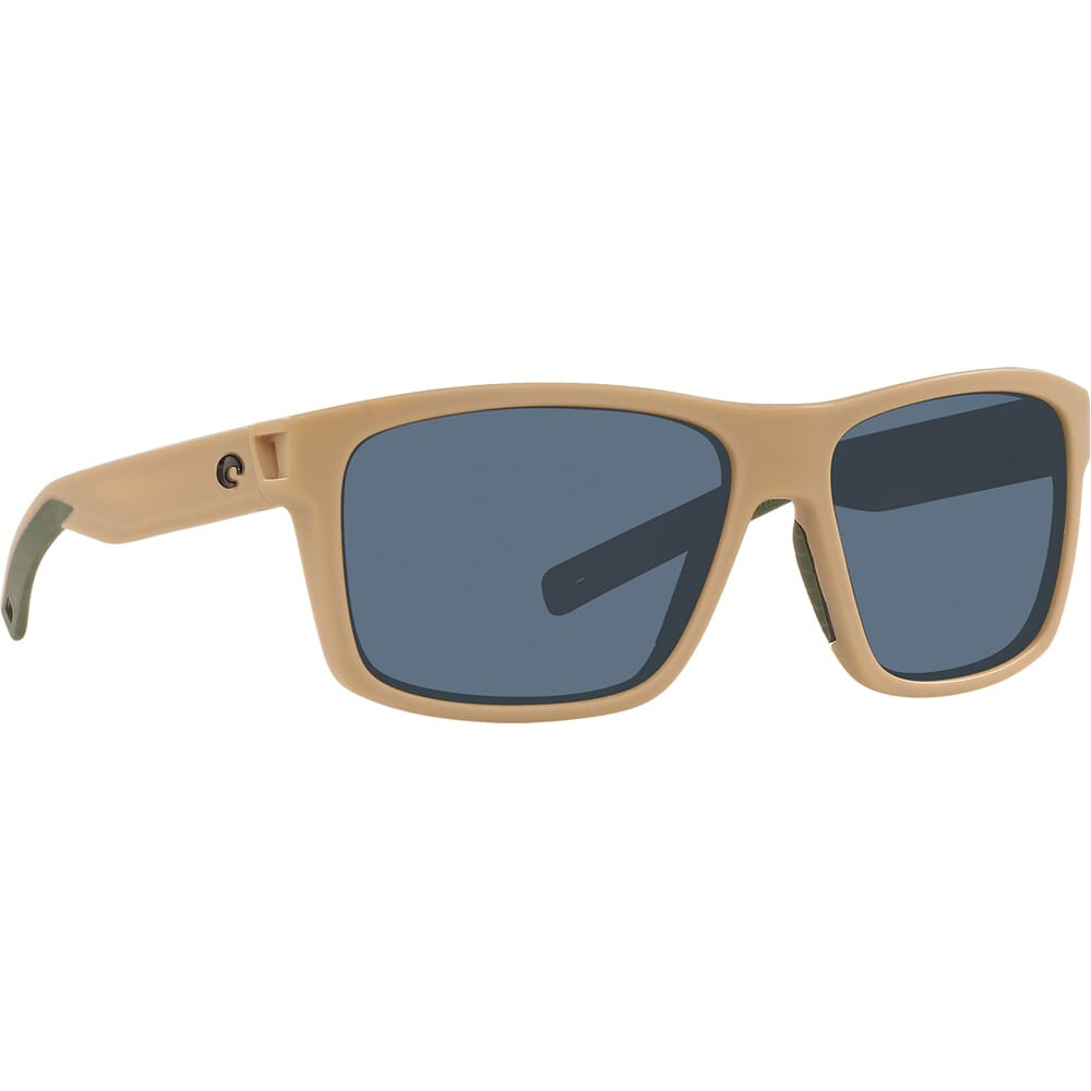 Costa Del Mar Costa Slack Tide Sand Frame Sunglasses w/ Gray 580P Lenses SLT-248-OGP - Costa Del Mar