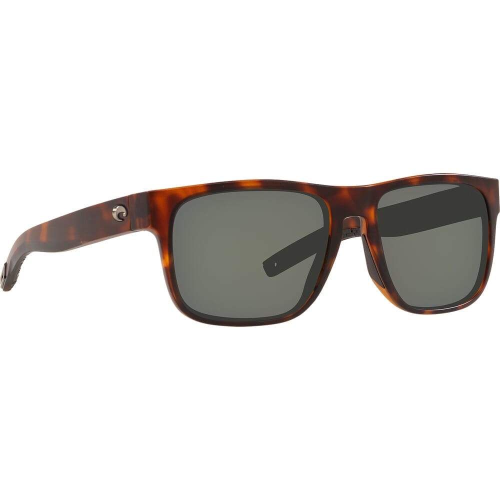 Costa Del Mar Costa Spearo Matte Tortoise Frame Sunglasses w/ Gray 580G Lenses SPO-191-OGGLP - Costa Del Mar