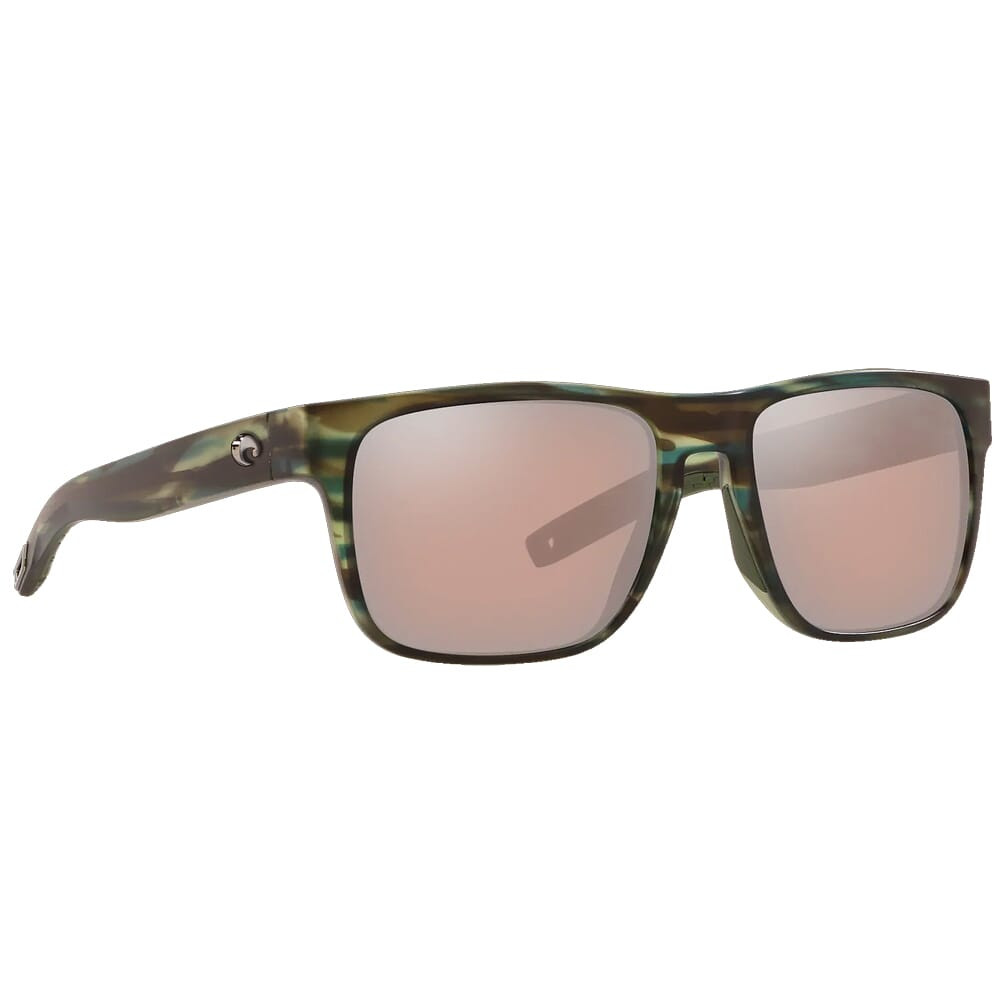 Costa Del Mar Costa Spearo Matte Reef Frame Sunglasses w/ Copper Silver Mirror 580P Lenses SPO-253-OSCP - Costa Del Mar