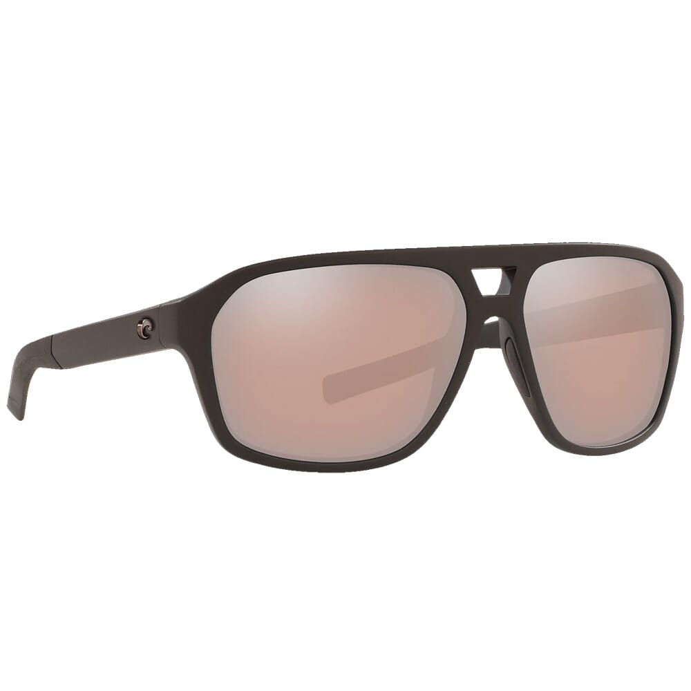 Costa Del Mar Costa Switchfoot Ocearch Matte Black Frame Sunglasses w/ Copper Silver Mirror 580P Lenses SWF-11OC-OSCP - Costa Del Mar