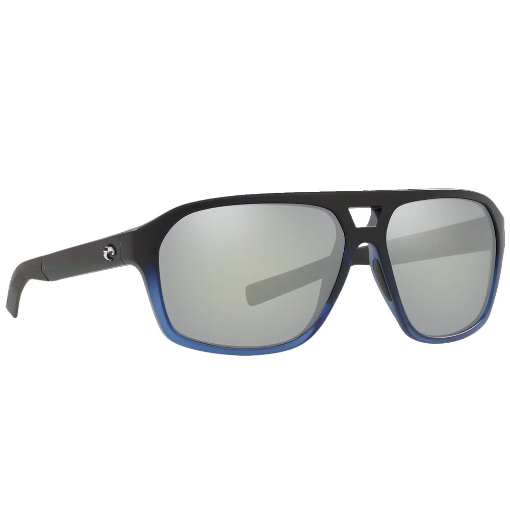 Costa Del Mar Costa Switchfoot Deep Sea Blue Frame Sunglasses w/ Gray Silver Mirror 580P Lenses SWF-135-OSGP - Costa Del Mar