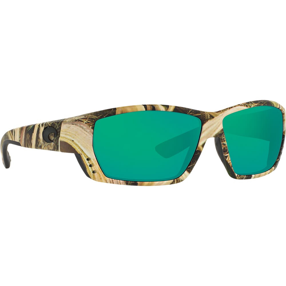 Costa Del Mar Costa Tuna Alley Mossy Oak Shadow Grass Blades Camo Frame Sunglasses w/ Green Mirror 580P Lenses TA-65-OGMP - Costa Del Mar