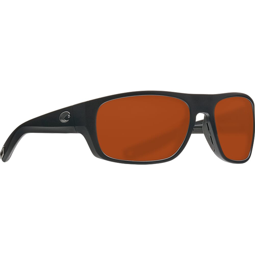 Costa Del Mar Costa Tico Matte Black Frame Sunglasses w/ Copper 580G Lenses TCO-11-OCGLP