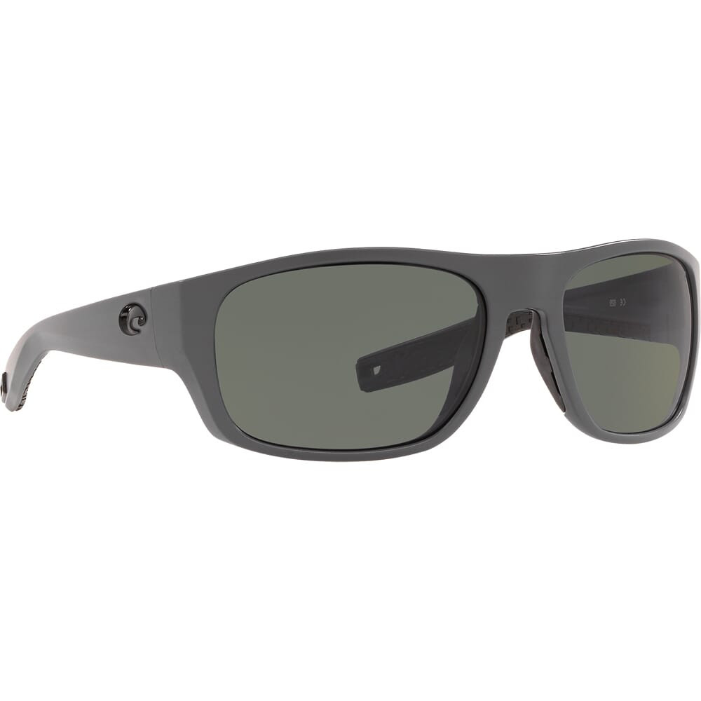 Costa Del Mar Costa Tico Matte Gray Frame Sunglasses w/ Gray 580G Lenses TCO-98-OGGLP - Costa Del Mar