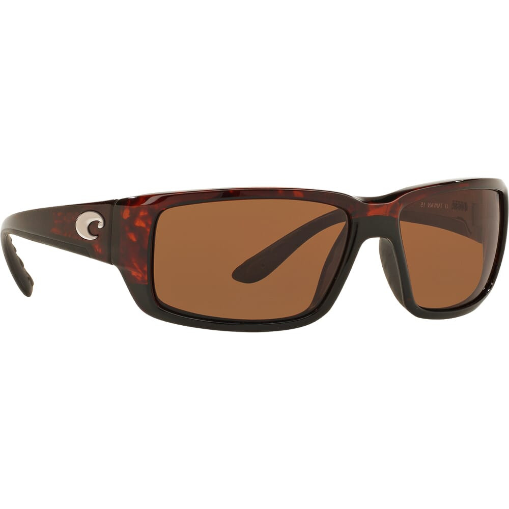 Costa Del Mar Costa Fantail Tortoise Global Fit Frame Sunglasses w/ Copper 580G Lenses TF-10GF-OCGLP - Costa Del Mar