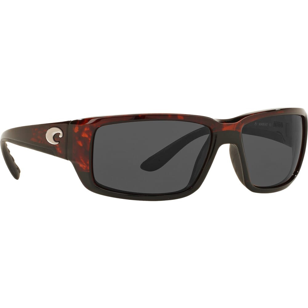 Costa Del Mar Costa Fantail Tortoise Global Fit Frame Sunglasses w/ Gray 580P Lenses TF-10GF-OGP - Costa Del Mar