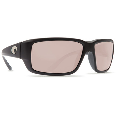 Costa Del Mar Costa Fantail Matte Black Global Fit Frame Sunglasses w/ Copper Silver Mirror 580P Lenses TF-11GF-OSCP - Costa Del Mar