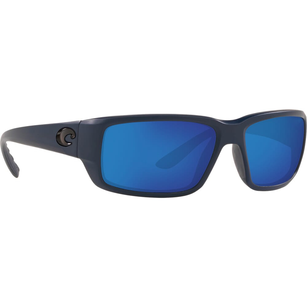 Costa Del Mar Costa Fantail Midnight Blue Frame Sunglasses w/ Blue Mirror 580G Lenses TF-14-OBMGLP - Costa Del Mar