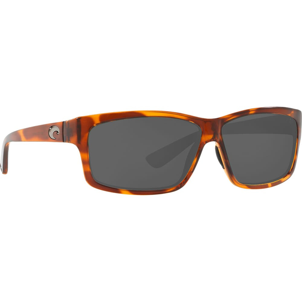Costa Del Mar Costa Cut Honey Tortoise Frame Sunglasses w/ Gray 580P Lenses UT-51-OGP - Costa Del Mar