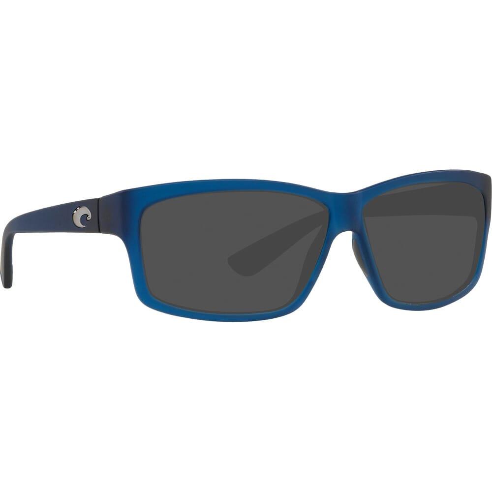 Costa Del Mar Costa Cut Matte Atlantic Blue Frame Sunglasses w/ Gray 580P Lenses UT-177-OGP - Costa Del Mar